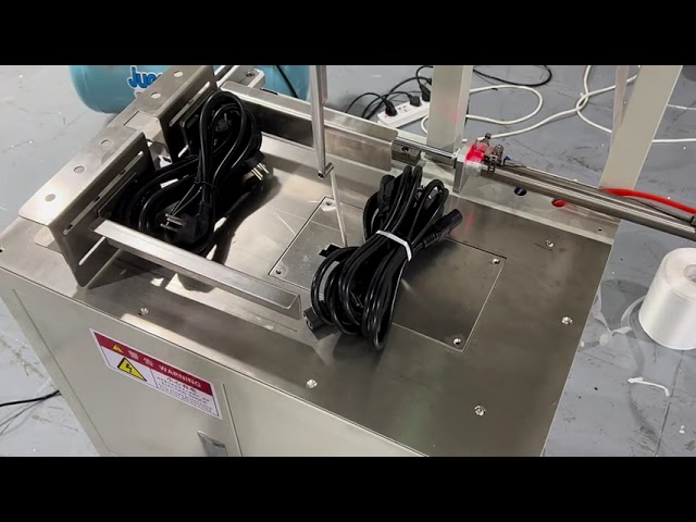 Full Automatic DC-AC Cable Tying & Wrapping Bundle Machine