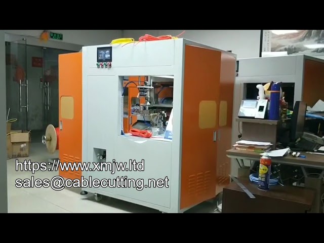 Automatic Cable Cutting, Binding, and Tying Machine