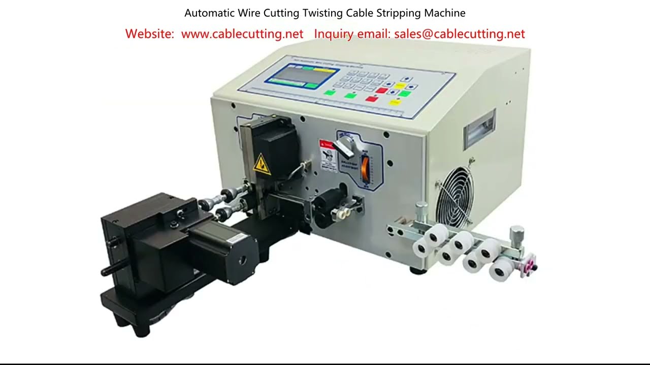 Automatic Wire Cutting Twisting Cable Stripping Machine