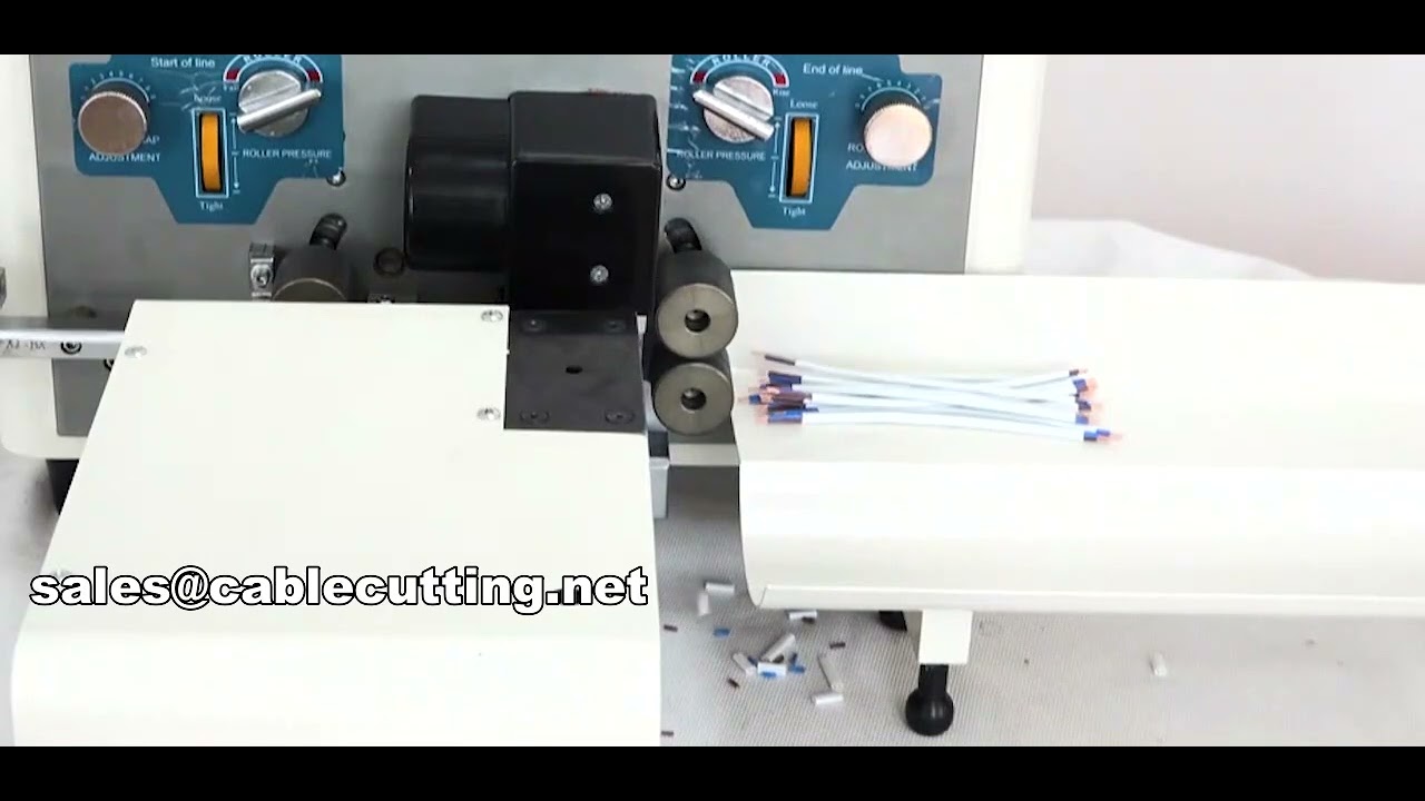 flat double layer cable cutting stripping twisting machine WPM-320