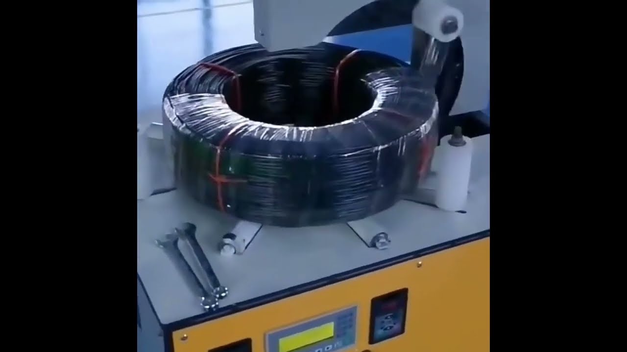 Bindle Belt Hollow Products Packing Machine for Cable and Wire Coil Stretch Wrapping