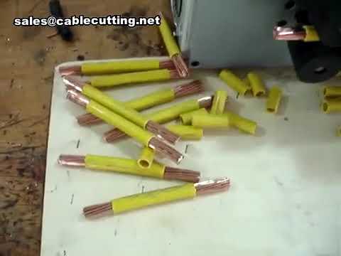 70mm2 wire stripping cutting machine product show