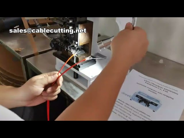 Mute Wire Terminal Crimping Press Machine with Semi-Automatic Applicator