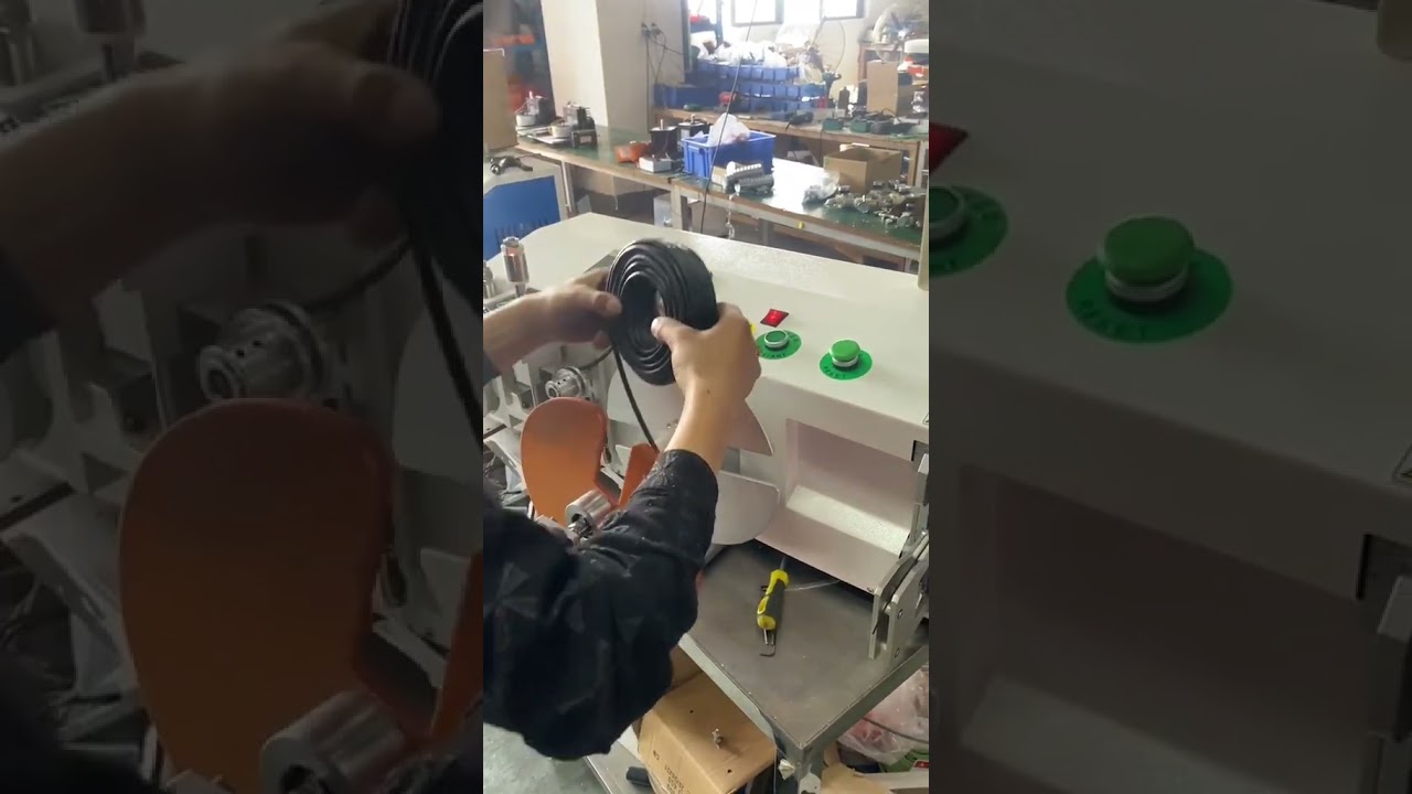 Precise Metering and Coiling Machine with Automatic Tying and Cutting for Network and Power Cables