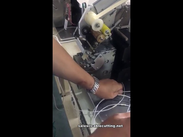 Wire harness taping machine, for ultra narrow tapeTape winding machine