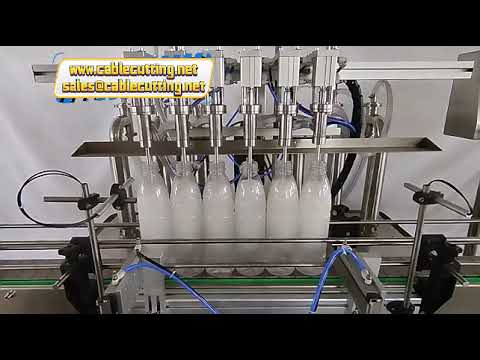 10-Station Servo Filling Machine for 5000ml Paste Bottles
