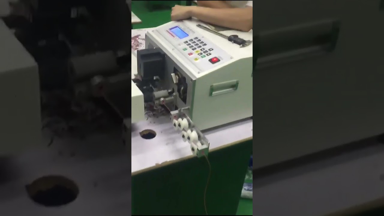 Cutting Automatic Computer Cable Wire Cutting Stripping And Twisting Machine