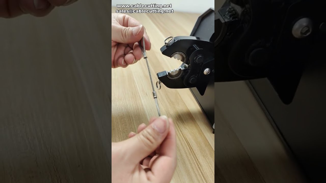 120-L Pneumatic Wire Crimper for Fishing Rope and Cable Crimping Machine