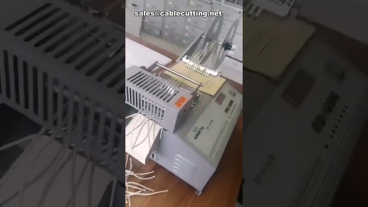 Automatic Computerized Cloth Elastic Mask Ear Loop Tape Cutting Machine