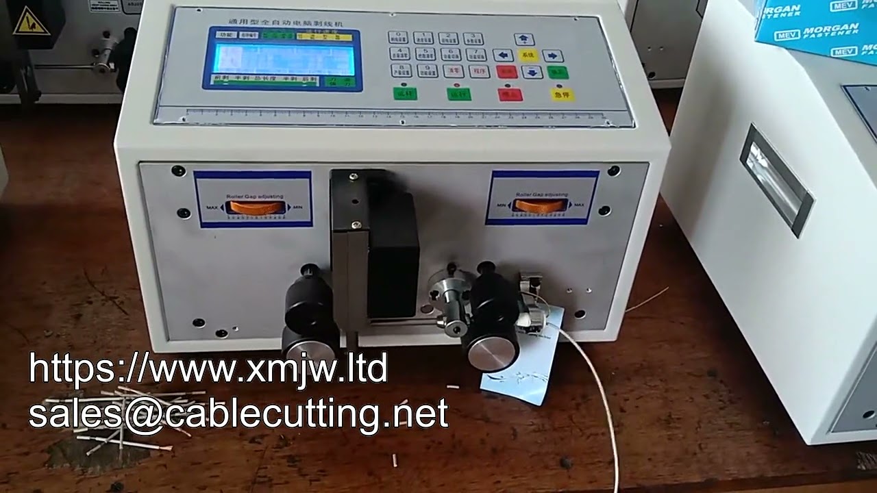 WPM 01 High Speed Multicore Computer Thin 1mm Pvc Copper Wire Stripping Cutting Machine