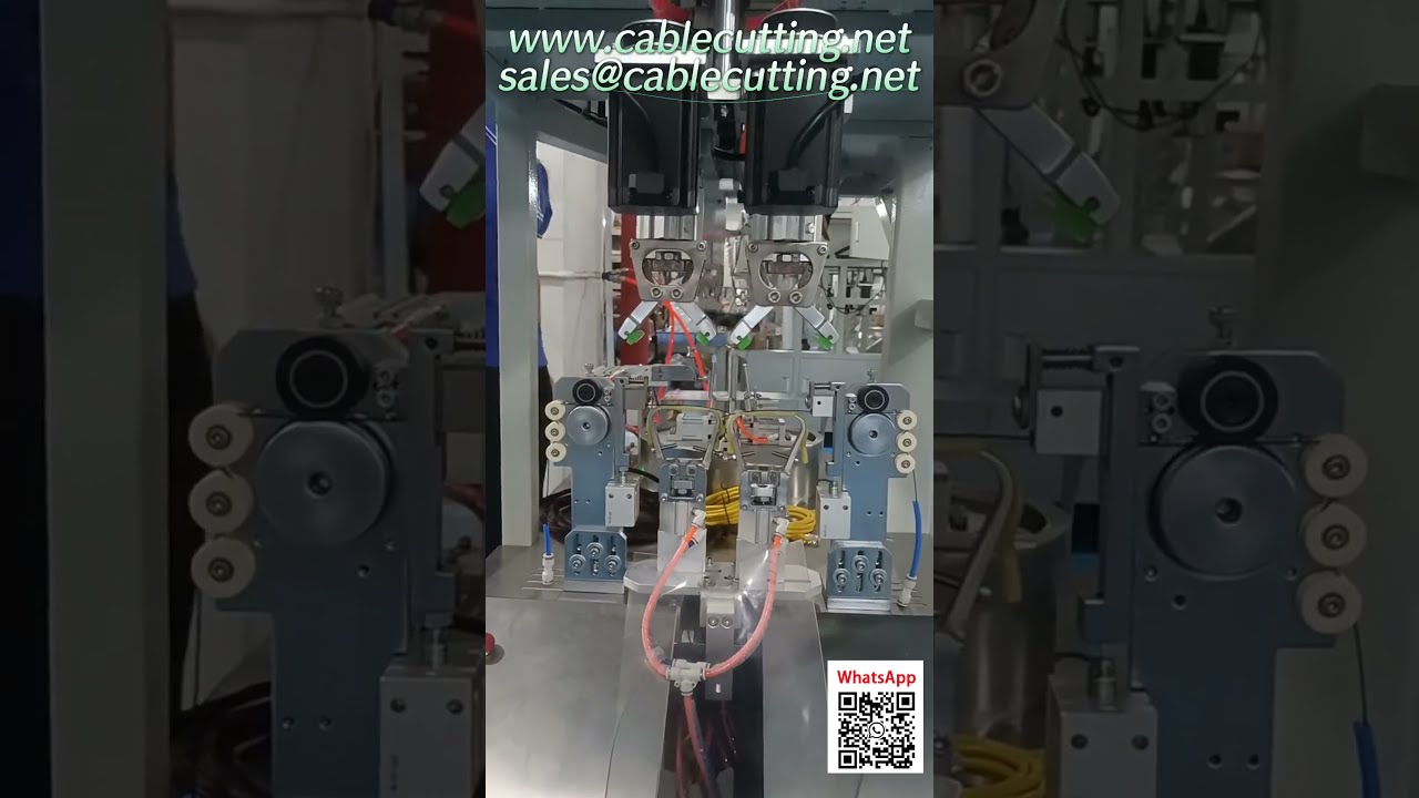 Automatic Wire Cutting and Stripping Machine WPM-85-40 with P-X-2 Controller and 120L Feeder