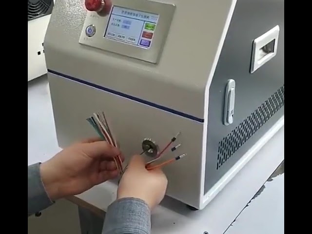Automatic Insulated Tube Terminal Stripping and Crimping Machine 0.5-4.0mm², Square Clamp
