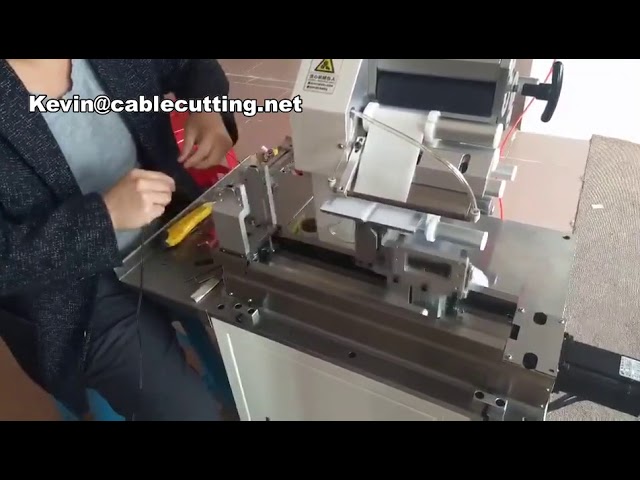 Automatic Wire Labeling Machine for Factory Automation