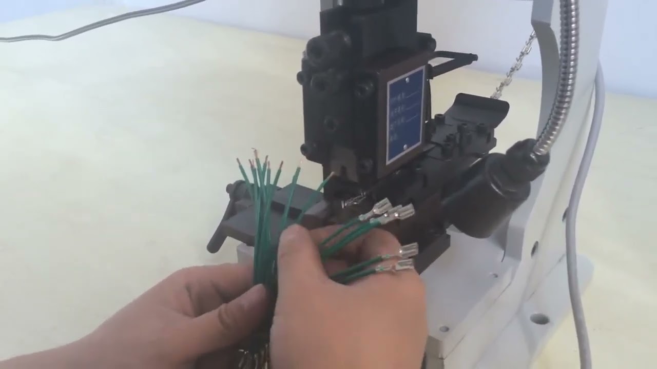 LY-1-5T Low Noise Terminal Crimper Machine, Vertical & Horizontal Single Grain Mold