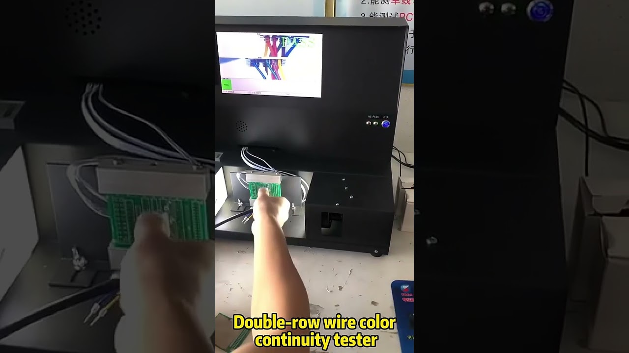 Double-End Hole Rubber Sleeve Continuity & Sequence Tester for Cable & Wire Assembly