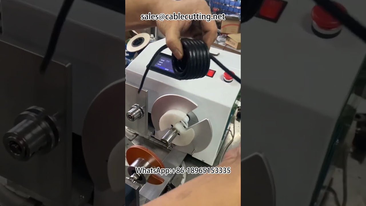 Stay ahead stay tail single winding row position machine #Row winding machine #Wire harness process