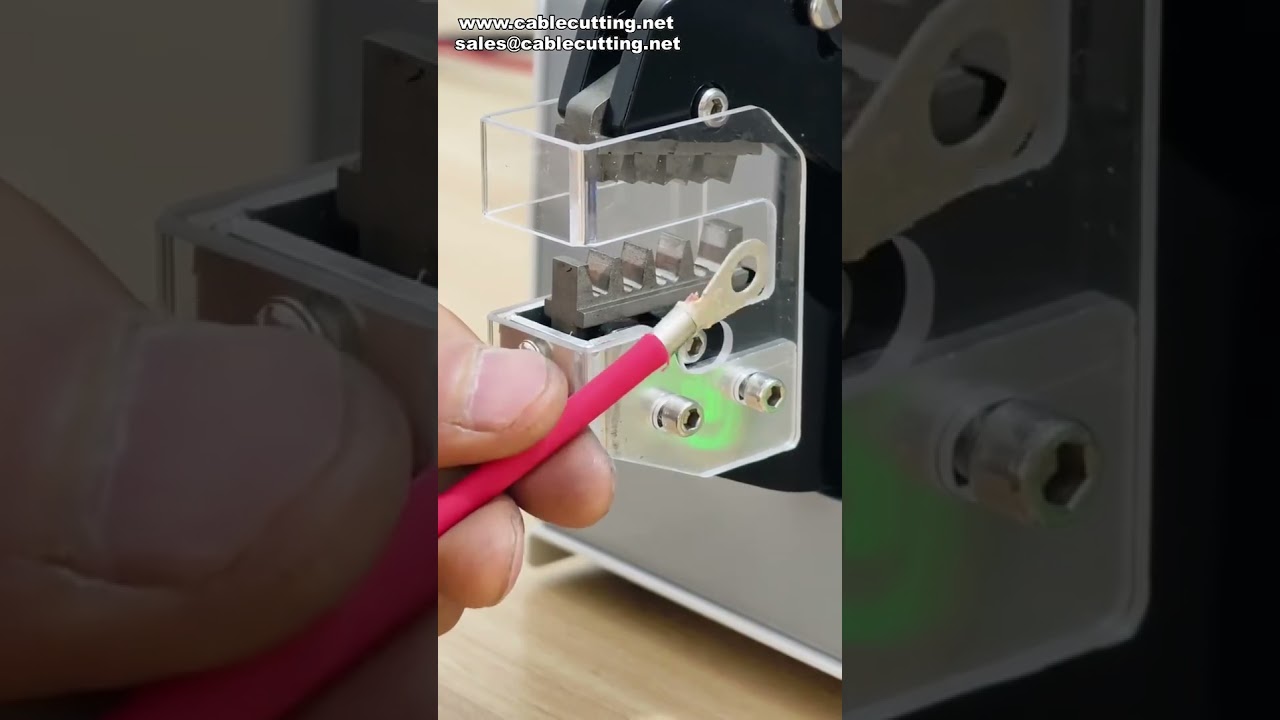 Powerful and Versatile Electric Terminal Crimping Machine for Factory Automation