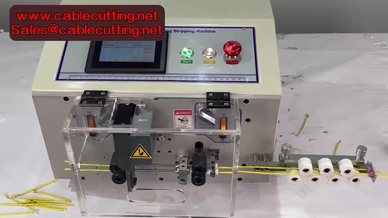 Automatic Adjustable Wire Stripping Machine 508-MAX 4-Wheel Cable Peeling Cutting Device 0.2 to 25mm²
