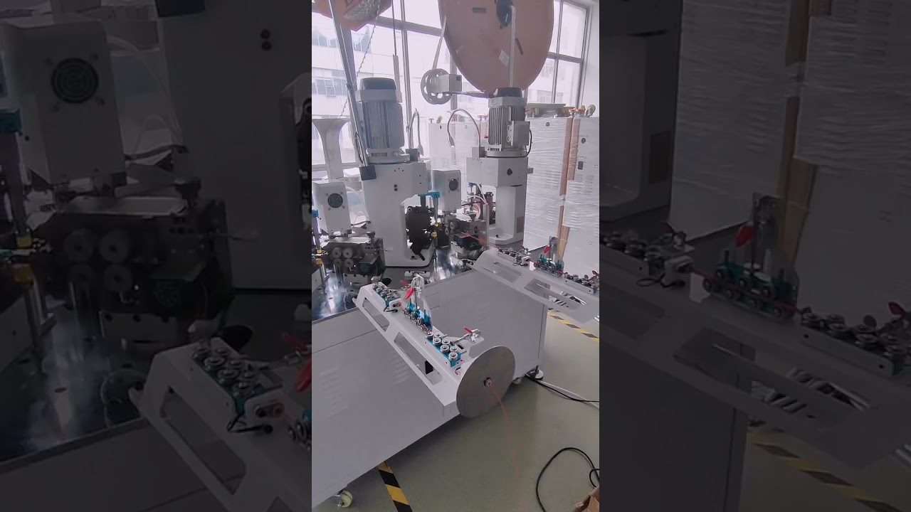 Large and Small Wire Merging and Crimping Machine #machine #cablewirestrippingmachine #factory