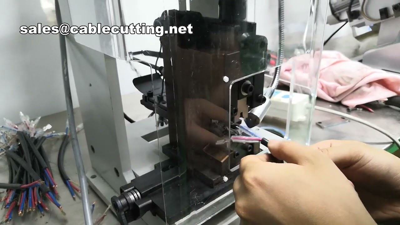 Electrical Wire Cable Ring Terminal Crimping Machine for Factory Automation