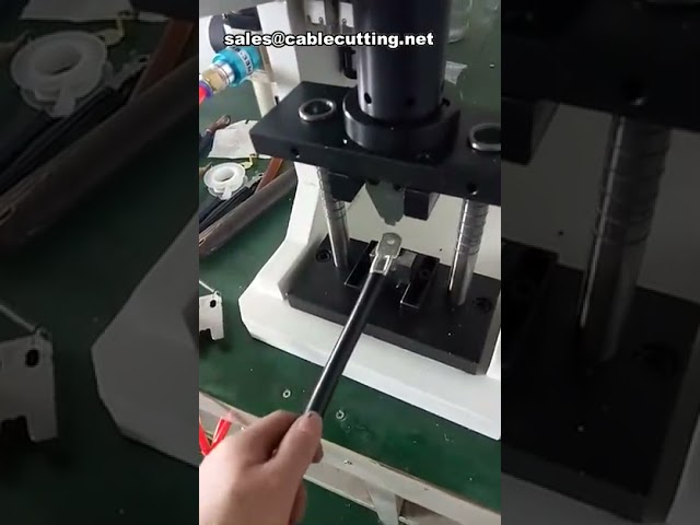 Die-Free 10-Ton Pneumatic Hydraulic Cold Press Crimping Machine for New Energy Copper Terminals