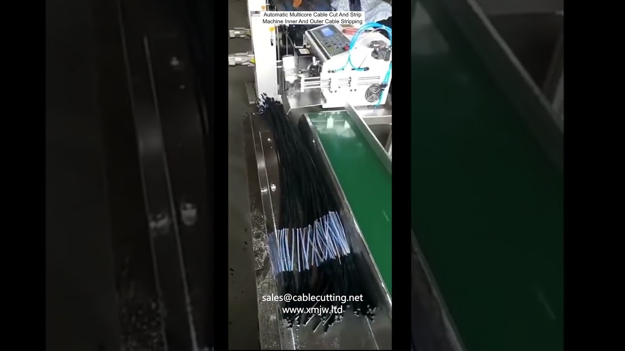Automatic Multicore Cable Cut and Strip Machine for Inner and Outer Cable Stripping