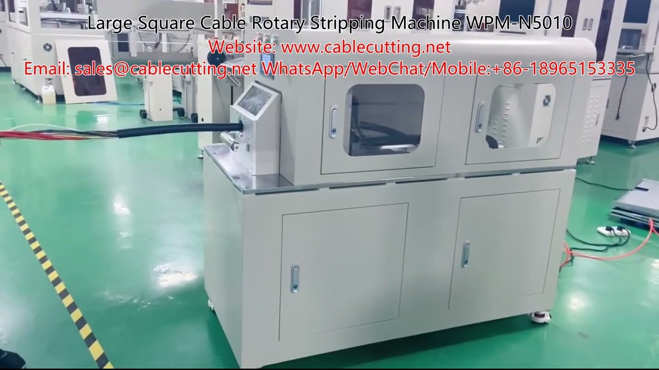 large square cable rotary stripping machine wpm-n5010