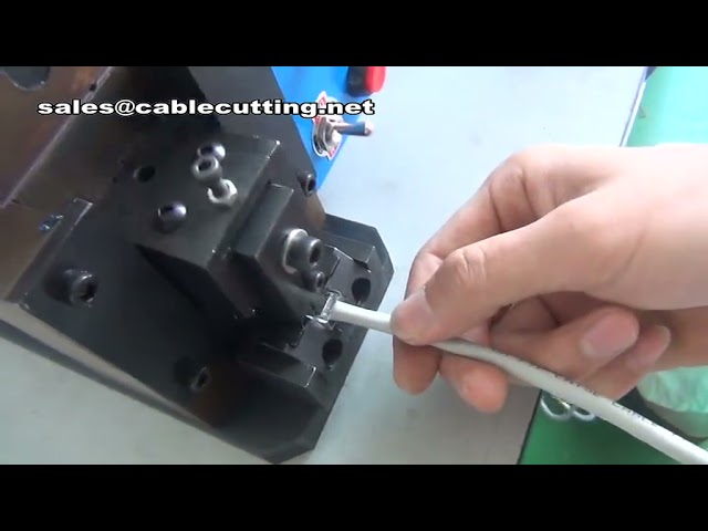 Automatic RJ-45 Crimping Tool and RJ-11 Connector Crimping Machine