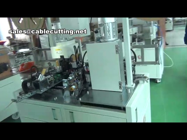 Automatic 64-Pin IDC Cable Connector Crimping Machine for TV Antenna Connectors