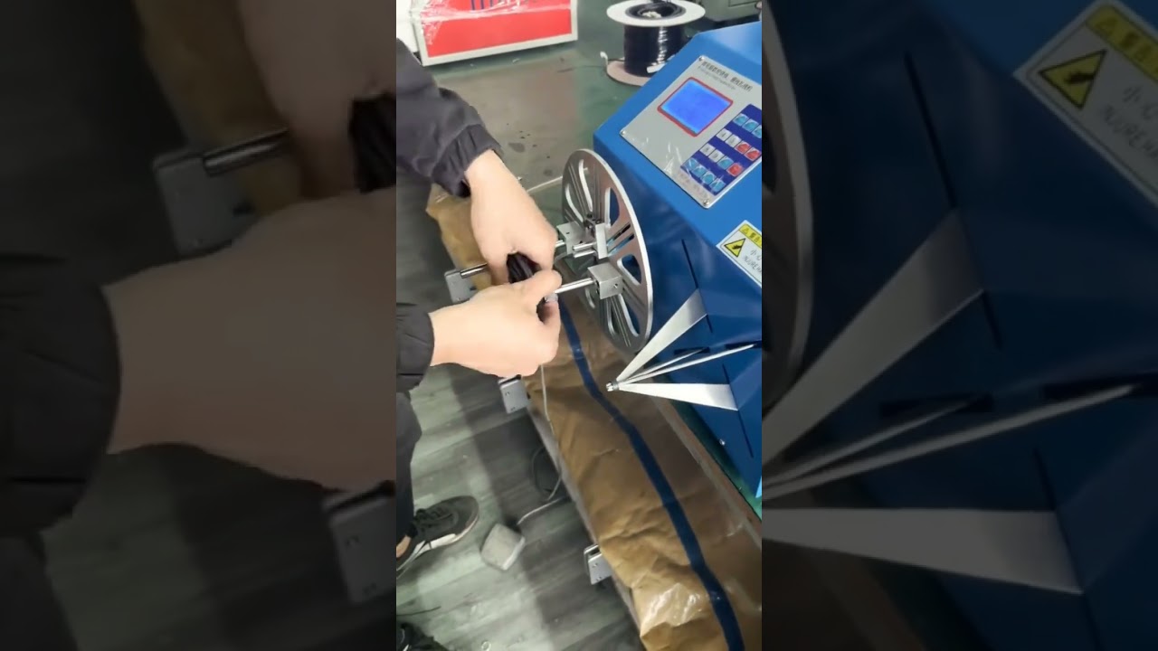 Data Cable Winding and Expanding Machine | Wire Processing Automation