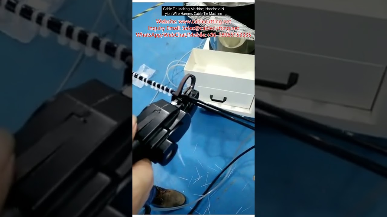 Cable Tie Making Machine, Handheld Nylon Wire Harness Cable Tie Machine