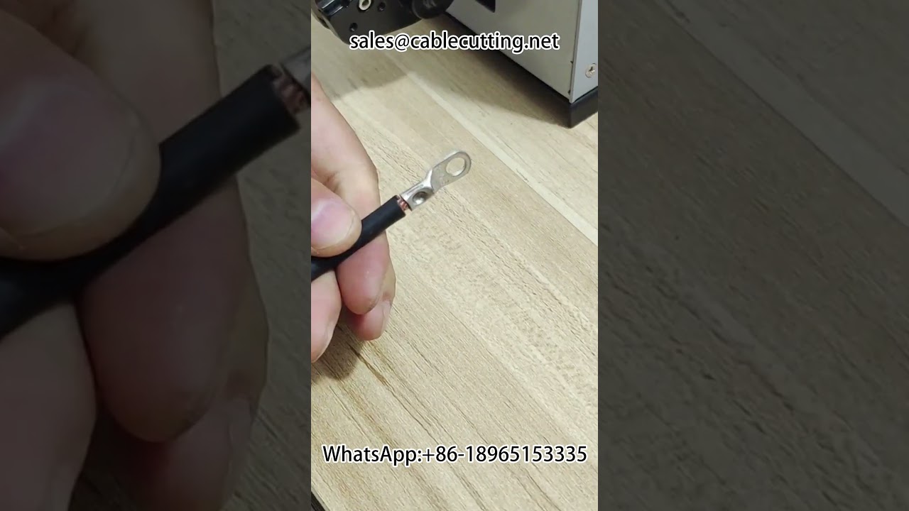 Bare Terminal Crimping Machine for Automated Wire Processing