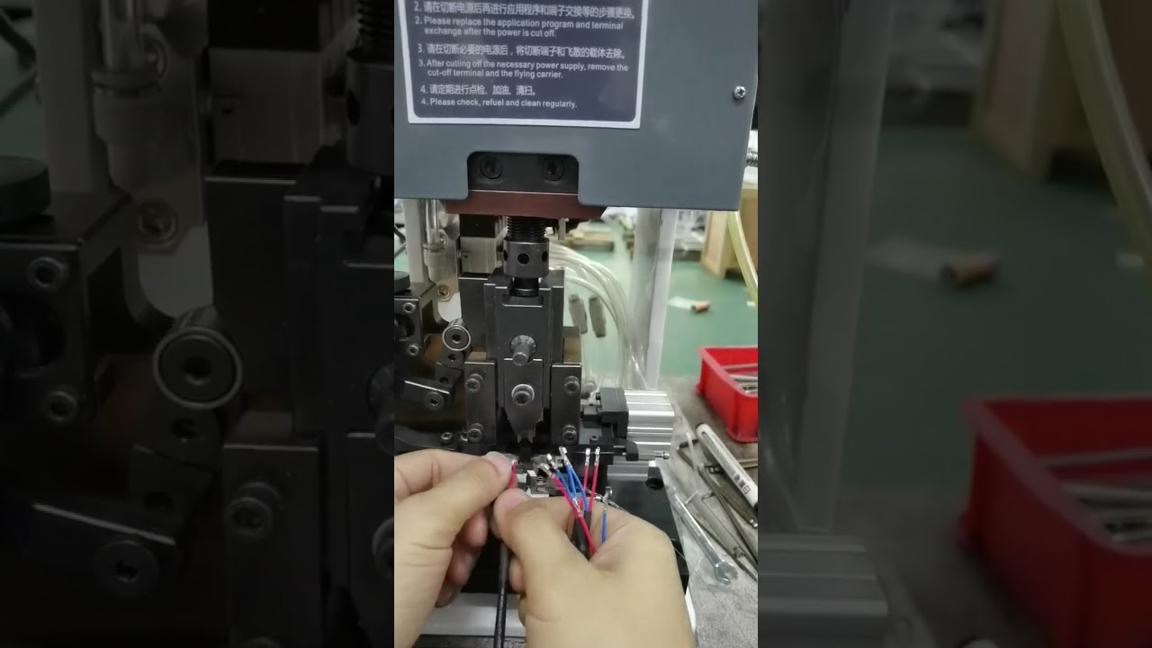 Servo Stripping and Crimping Machine for Terminals | Precision Factory Automation