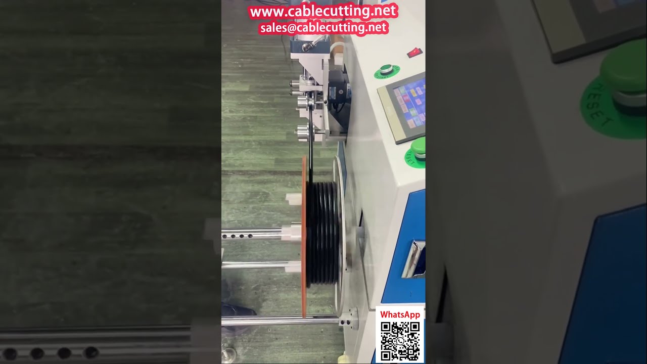 All-in-One Automatic Counting, Aligning, Winding, and Cutting Machine for Power Cords