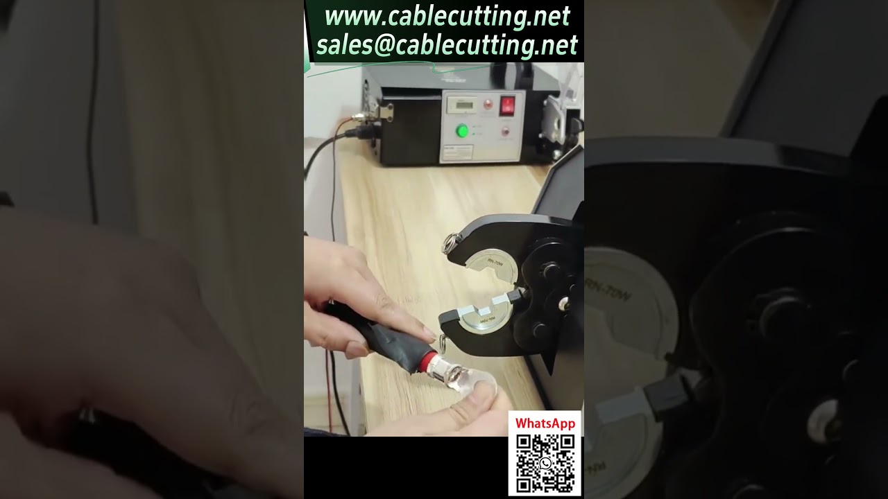 500A Heavy-Duty Terminal Crimping Machine for 300mm² Large Wire Connectors