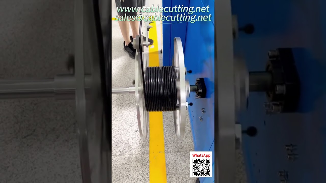 High Efficiency Automatic Cable Spooler with Precision Traversing & Cutting