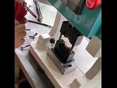 10-Ton Hydraulic Terminal Crimping Machine with Hexagonal Die for New Energy Harness Cable Lugs