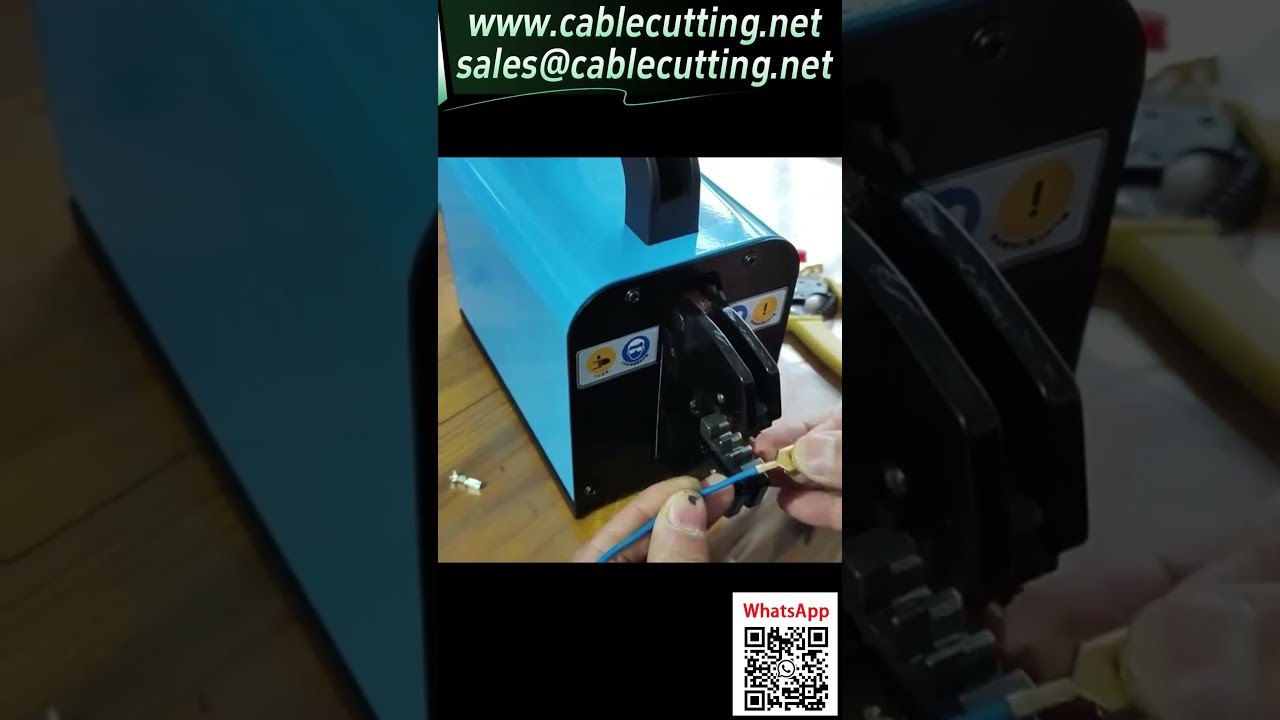 【16M氣動壓接機】壓接1 1插簧端子演示