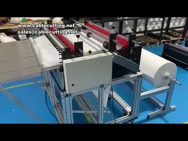Automatic pearl cotton slicing machine pearl cotton bubble film horizontal and vertical cutting mach