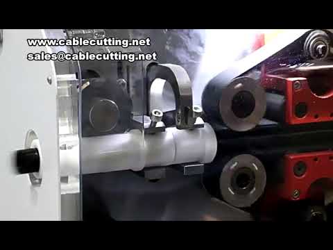 Bellows pipe cutting machine, pipe cutting machine, automotive wire harness special bellows pipe cut