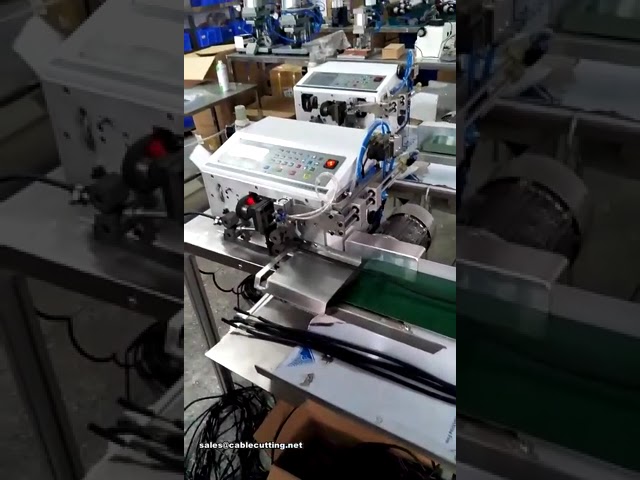 Automatic Computer Wire Cutter and Stripping Machine