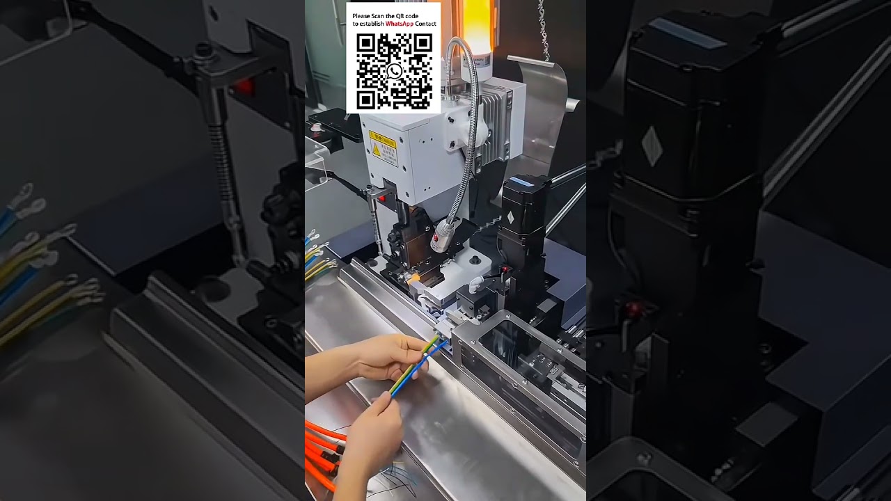 All-in-One E-Bike Harness Machine for Tube Insertion, Wire Stripping, and Terminal Crimping