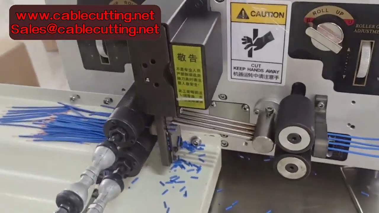 Fully Automatic Four Electric Wires Cutting Stripping Twisting Machine