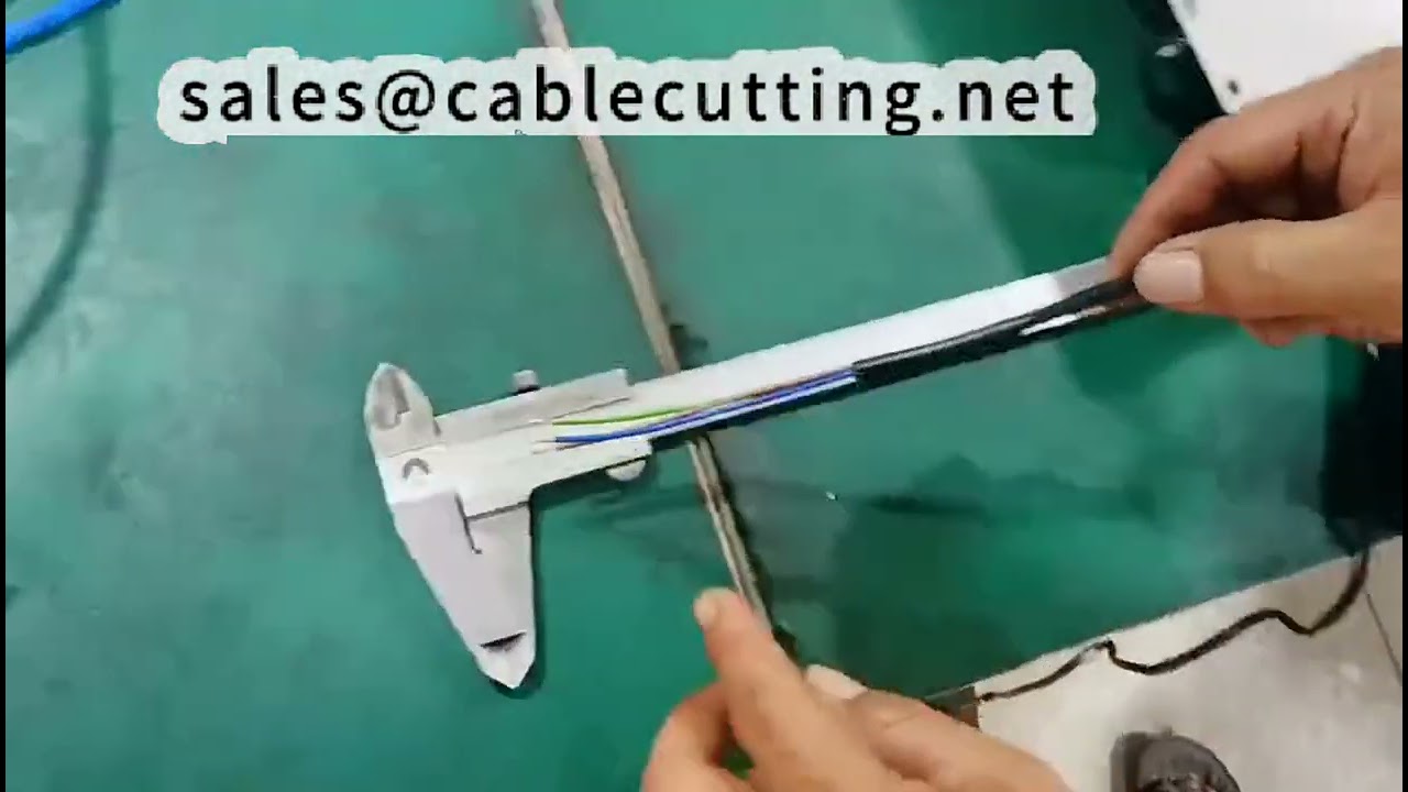 Jacketed Cable Inner Outer Stripping Machine 100mm Outer Strip, 6.5mm OD