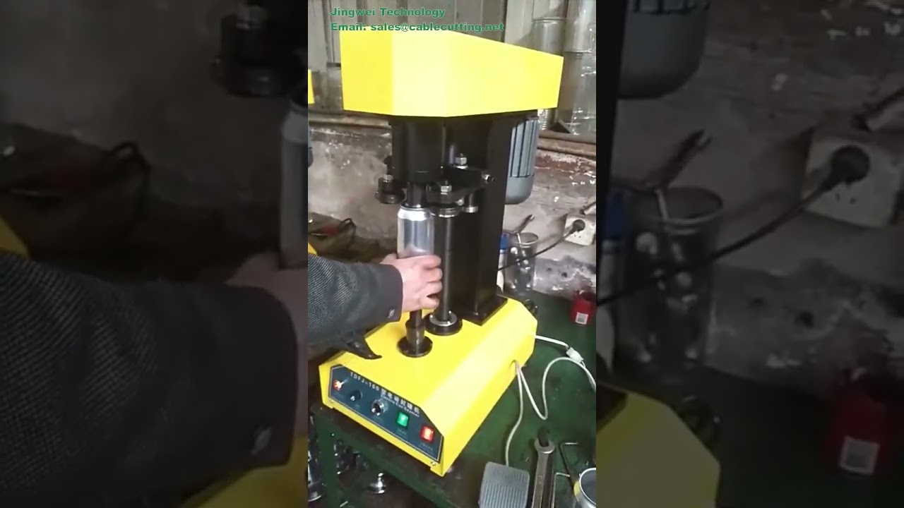 TDFJ-160 PET Bottle Sealing Machine & Can Seamer for Tin Cans