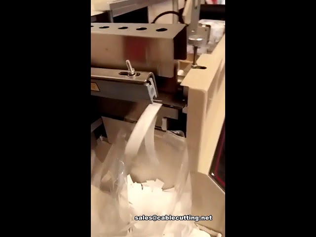 Automatic High-Speed Wash Care Label & Tape Cutting Machine