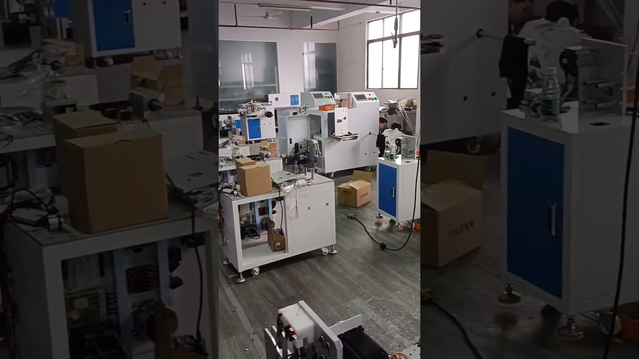 Automated Meter Counting and Winding Machine for Workshop Footage
