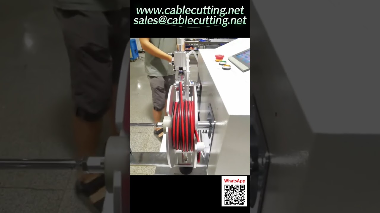 Cable Metering and Spooling Machine for Wire Harnesses and Bobbins