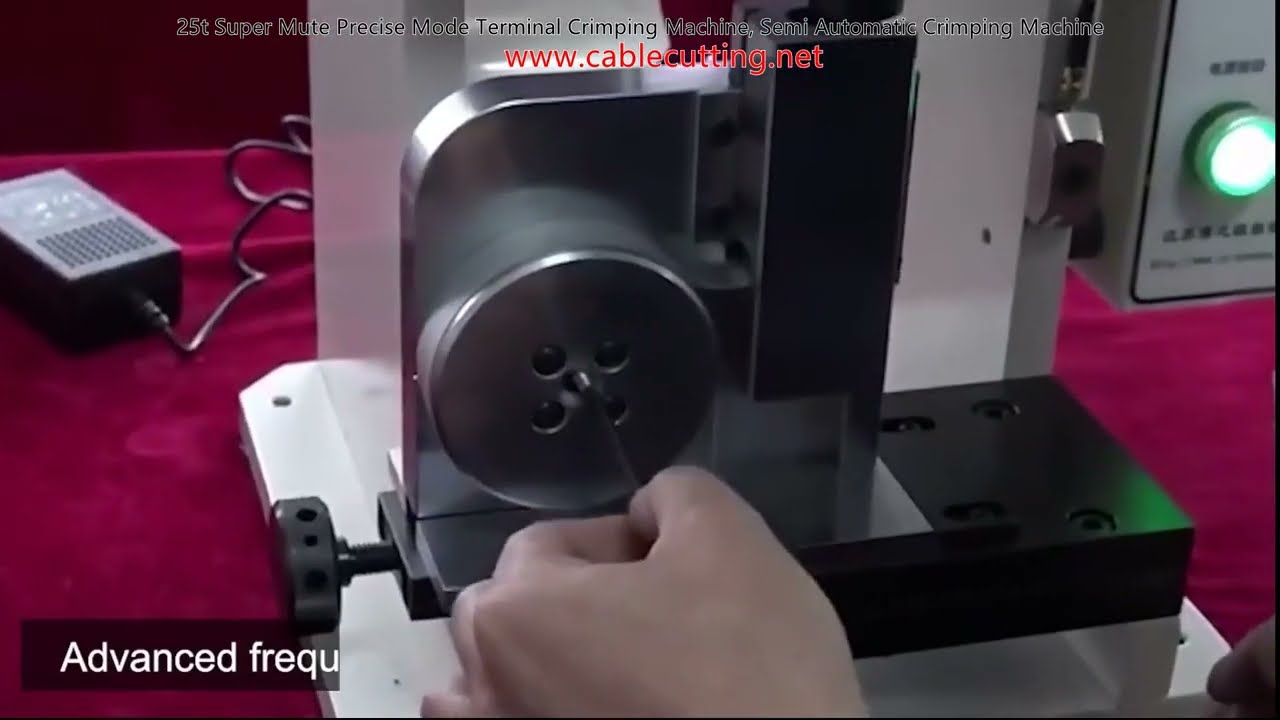 25t Super Mute Precise Mode Terminal Crimping Machine, Semi Automatic Crimping Machine