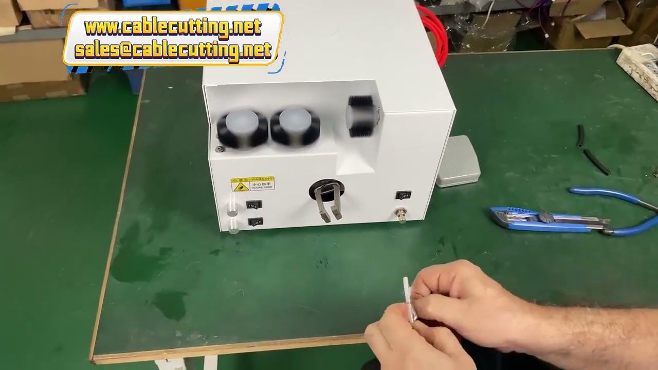 Separate Shielded Wire Brush Machine for Braided Cable Brushing and Twisting | Multi-Core Cable Processing